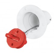 FUEL Keyless 38mm / 1.5inch Plastic Deck Filler White.